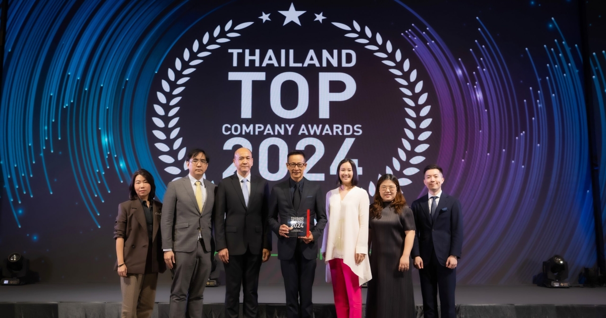 เมืองไทยประกันชีวิต รับรางวัลสุดยอดองค์กรธุรกิจไทย  “THAILAND TOP COMPANY AWARDS 2024” ต่อเนื่องปีที่ 6